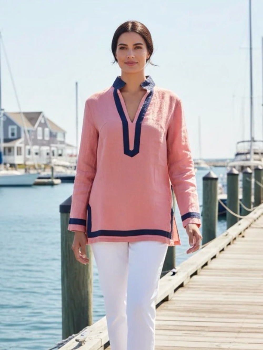 Sail to Sable Linen Tunic
